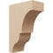 Ekena Millwork 5"W x 10"D x 15"H Classic Asheboro Rough Cedar Woodgrain TimberThane Corbel, Primed Tan CORUR05X10X15ASHRCPR - alternate 1